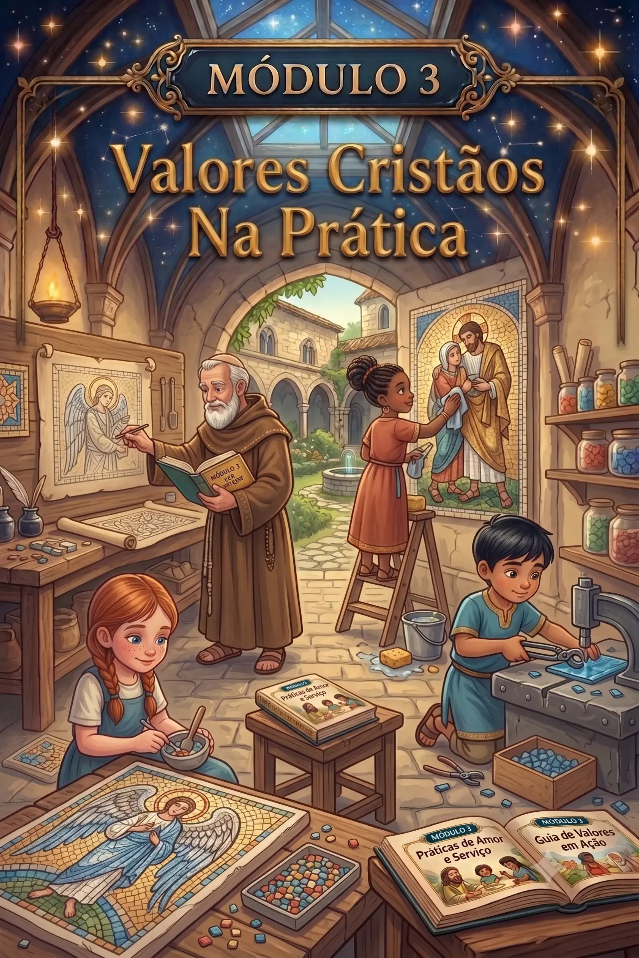 Capa do Módulo 3: Valores Cristãos na Prática