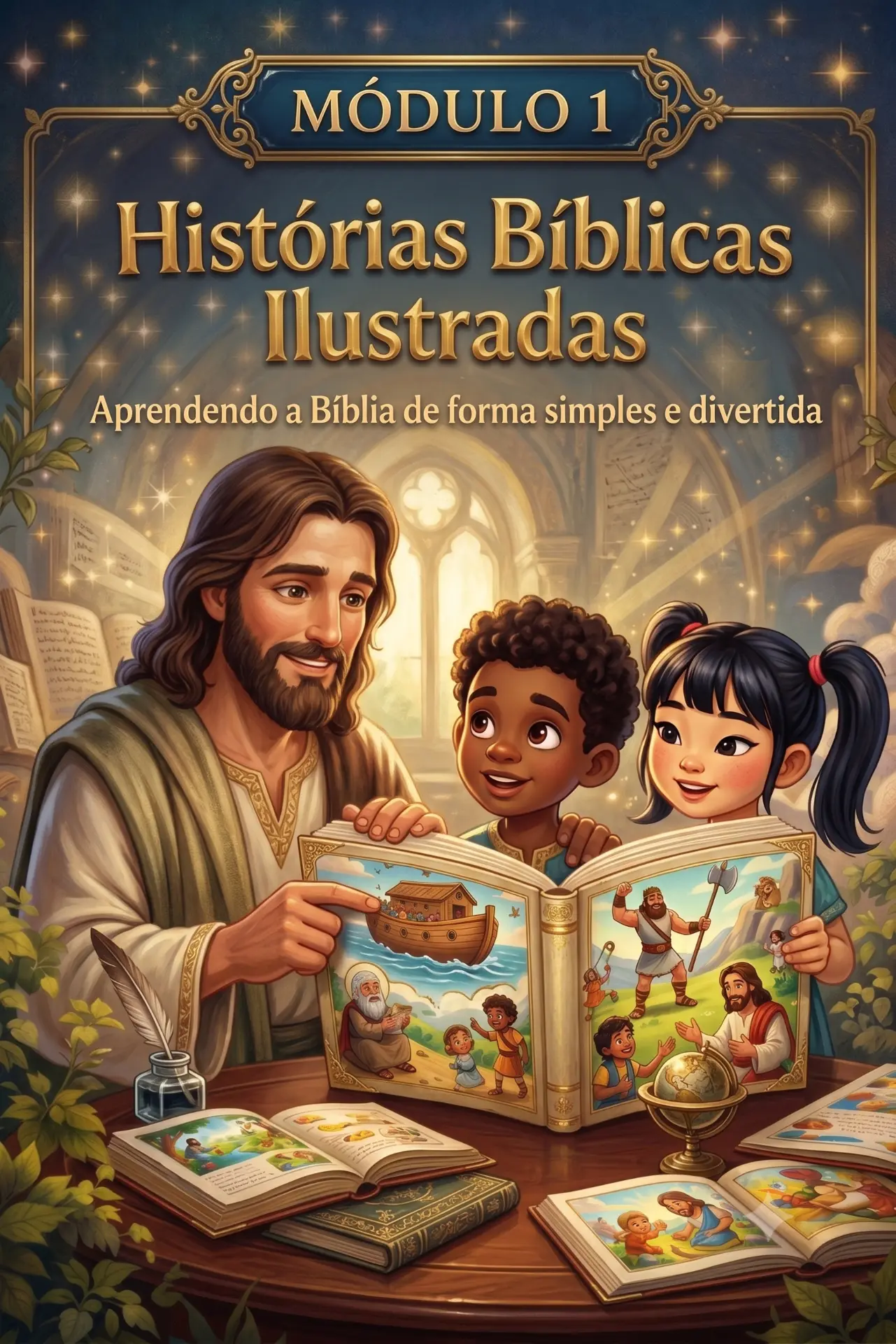Capa do Módulo 1: Histórias Bíblicas Ilustradas